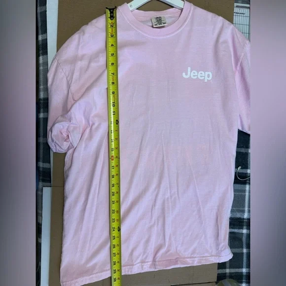 Jeep Blossom Pink T-Shirt Ducks It’s A Jeep Thing Back Graphic Unisex 2XL - Picture 6 of 8
